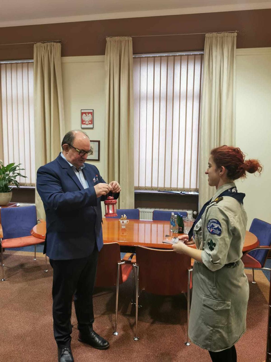 Światełko Betlejemskie u burmistrza