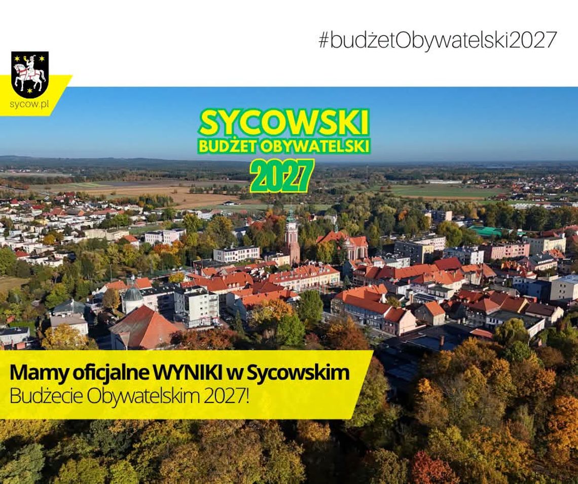 Sycowski budżet obywatelski. Znamy zwycięzców!