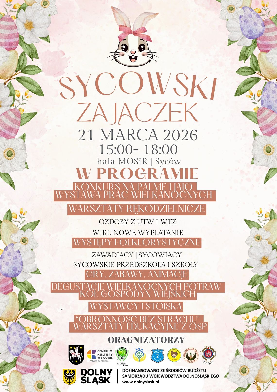 Sycowski Zajączek 2026 – rodzinne świętowanie Wielkanocy już 21 marca