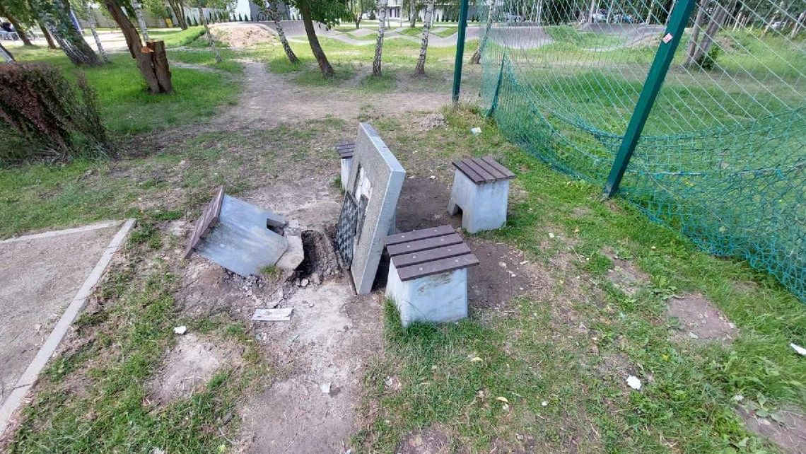 Szachowy wandal w rękach policji