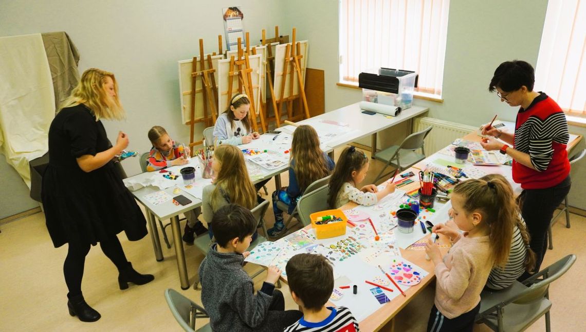 Tak było na warsztatach plastycznych w MOKiS-ie Oleśnica