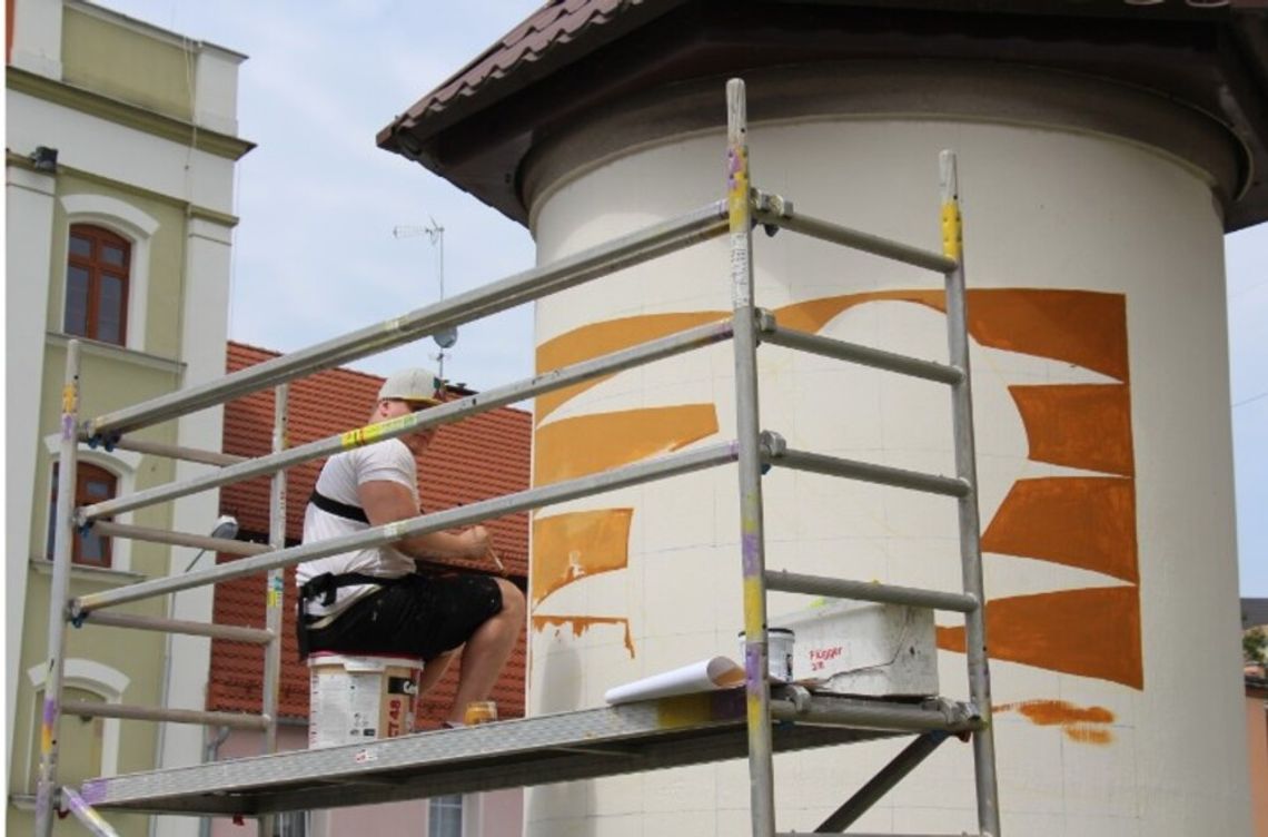 Tak powstaje mural na OFCA Tak powstaje mural na OFCA