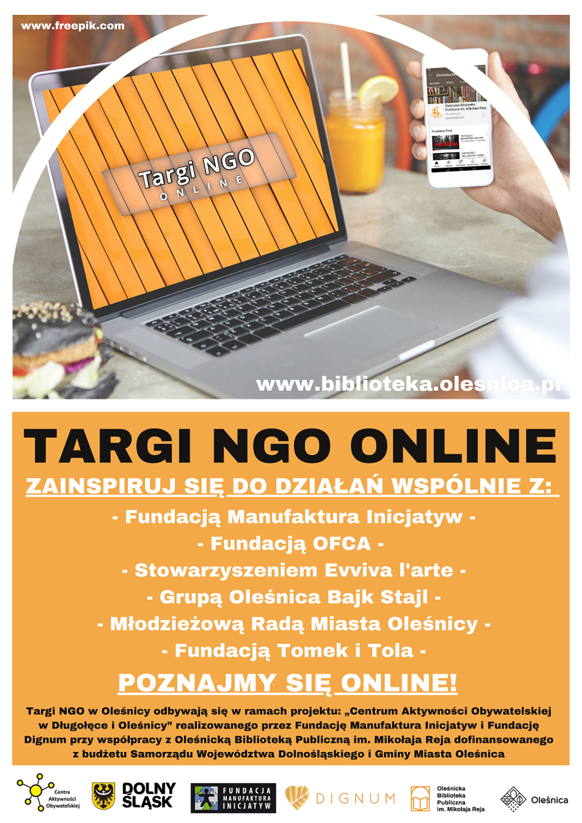 Targi NGO online w Oleśnicy 