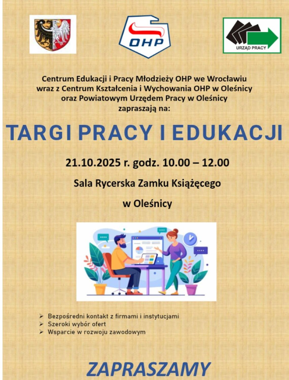 Targi Pracy w oleśnickim zamku. Trzeba tam być