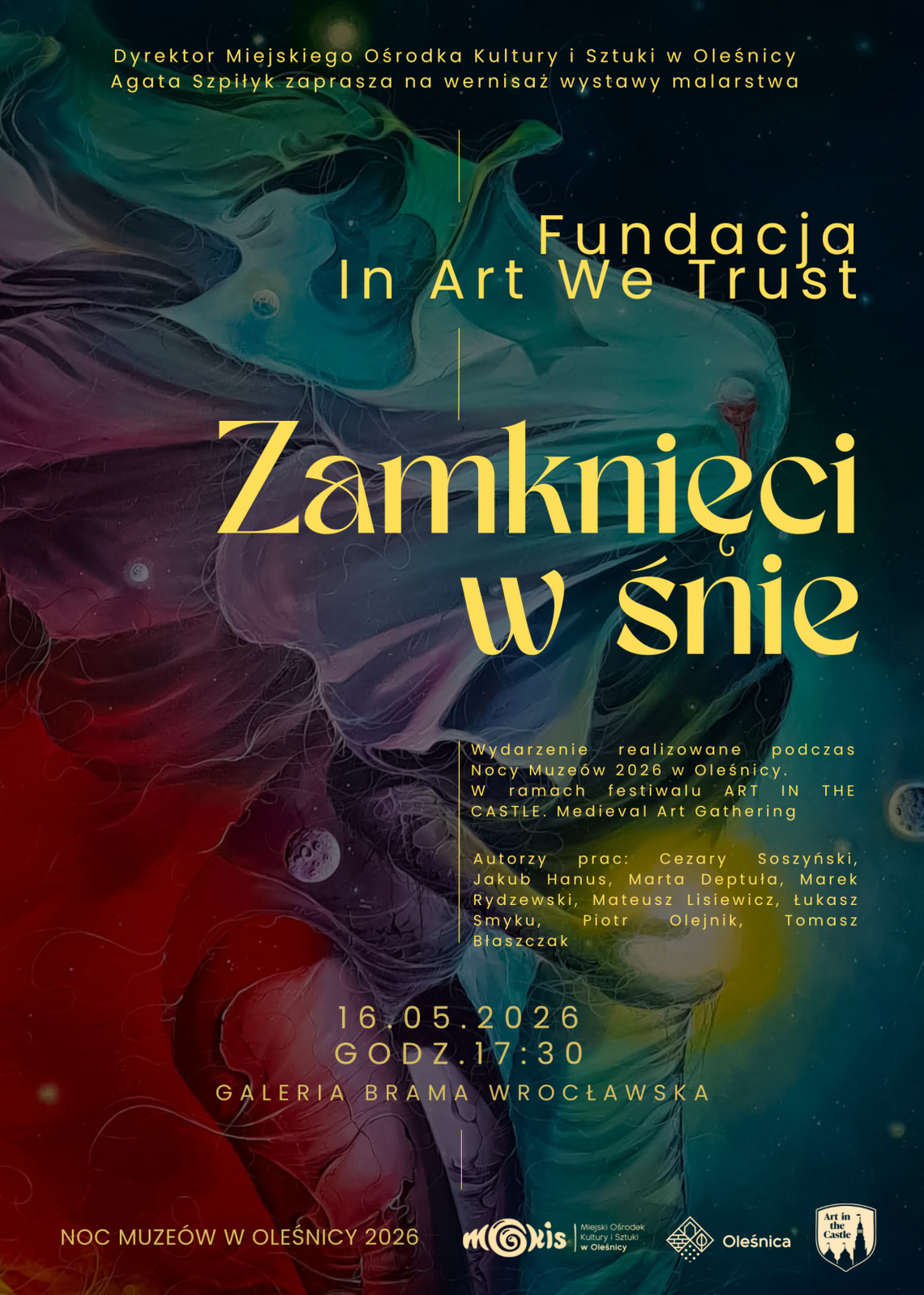 Tatuażyści wychodzą z pracowni! Niezwykła wystawa „Zamknięci w śnie” w Oleśnicy