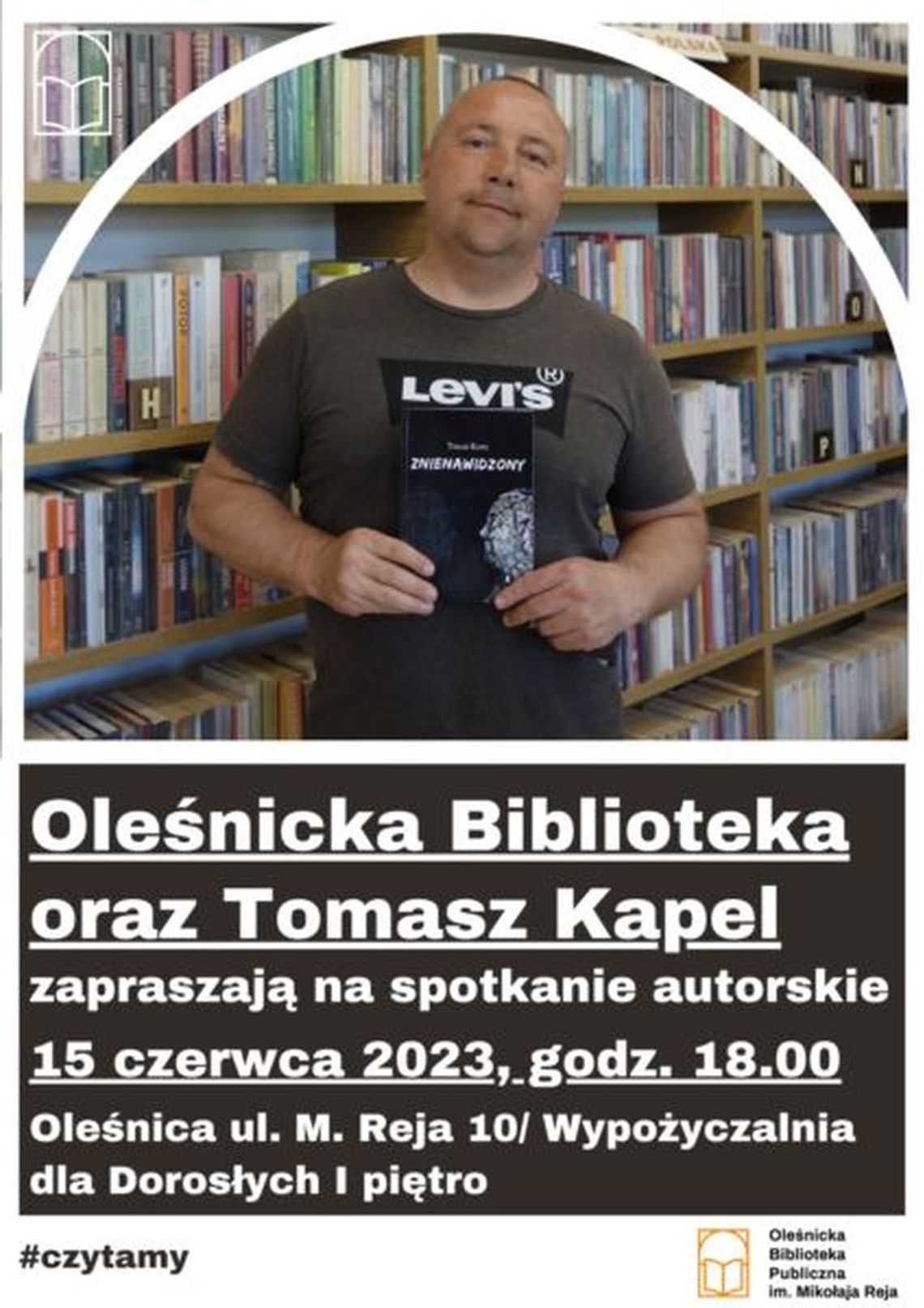 Tomasz Kapel gościem biblioteki w Oleśnicy