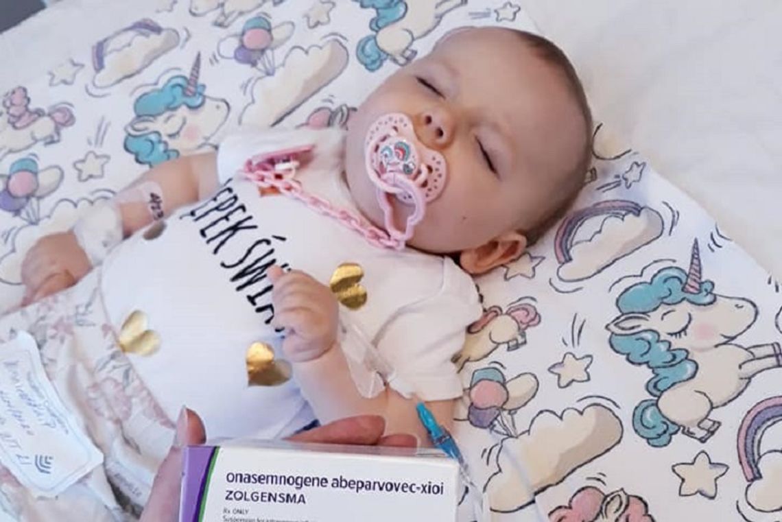 Tosi zaaplikowano lek Zolgensma w Texas Children`s Hospital