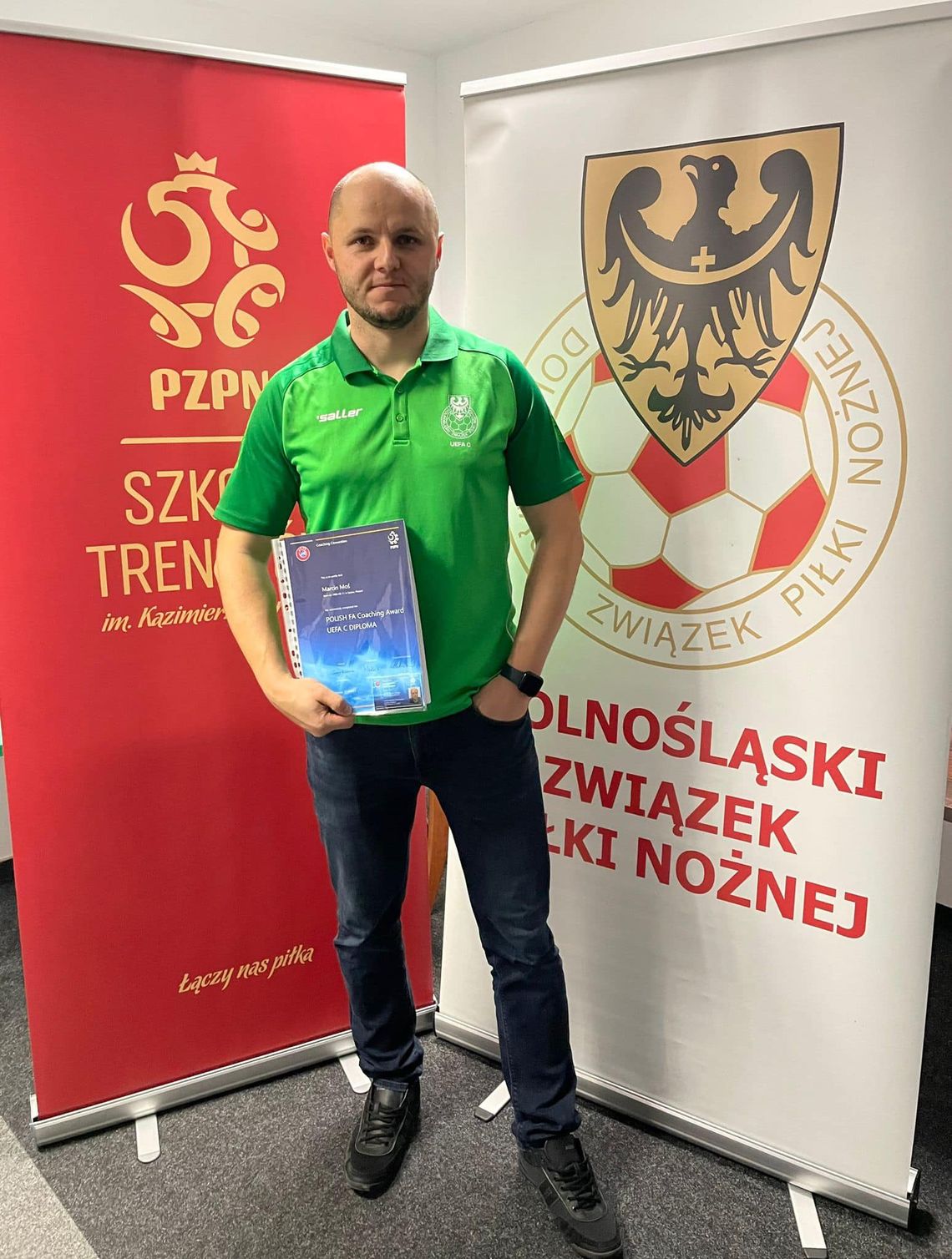 Trener Pogoni Oleśnica z licencją UEFA C