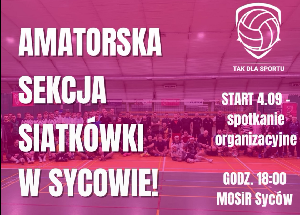Trenuj siatkówkę w Sycowie