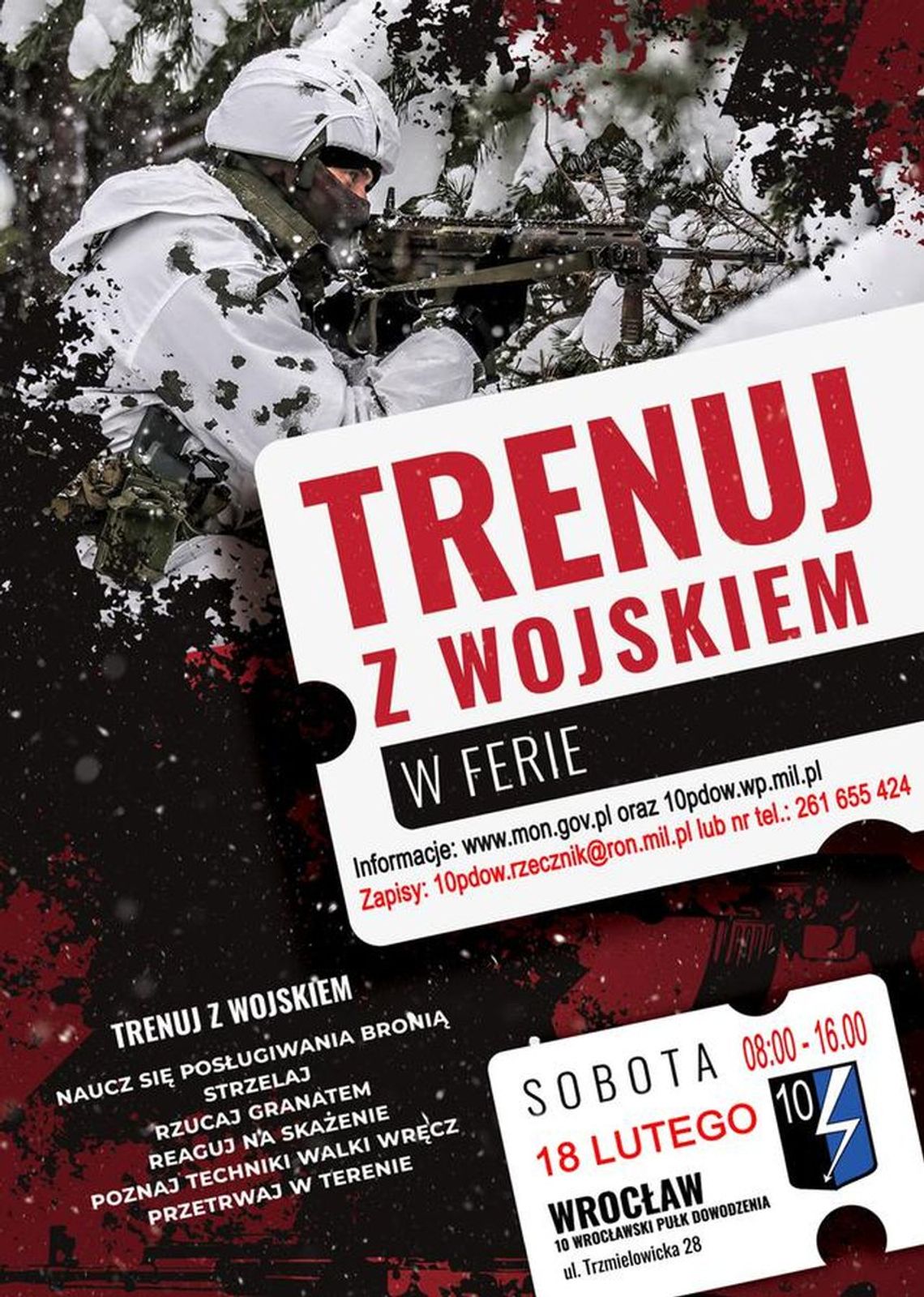 Trenuj z wojskiem w ferie