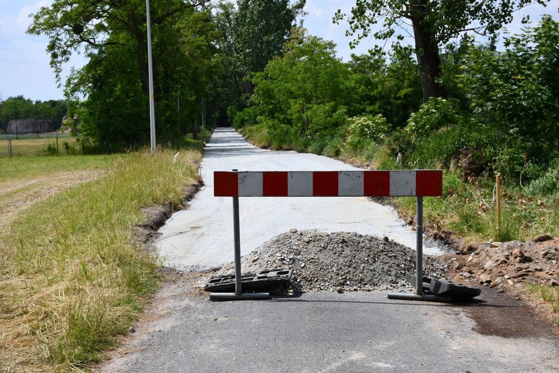 Trwa przebudowa drogi w Ligocie Polskiej