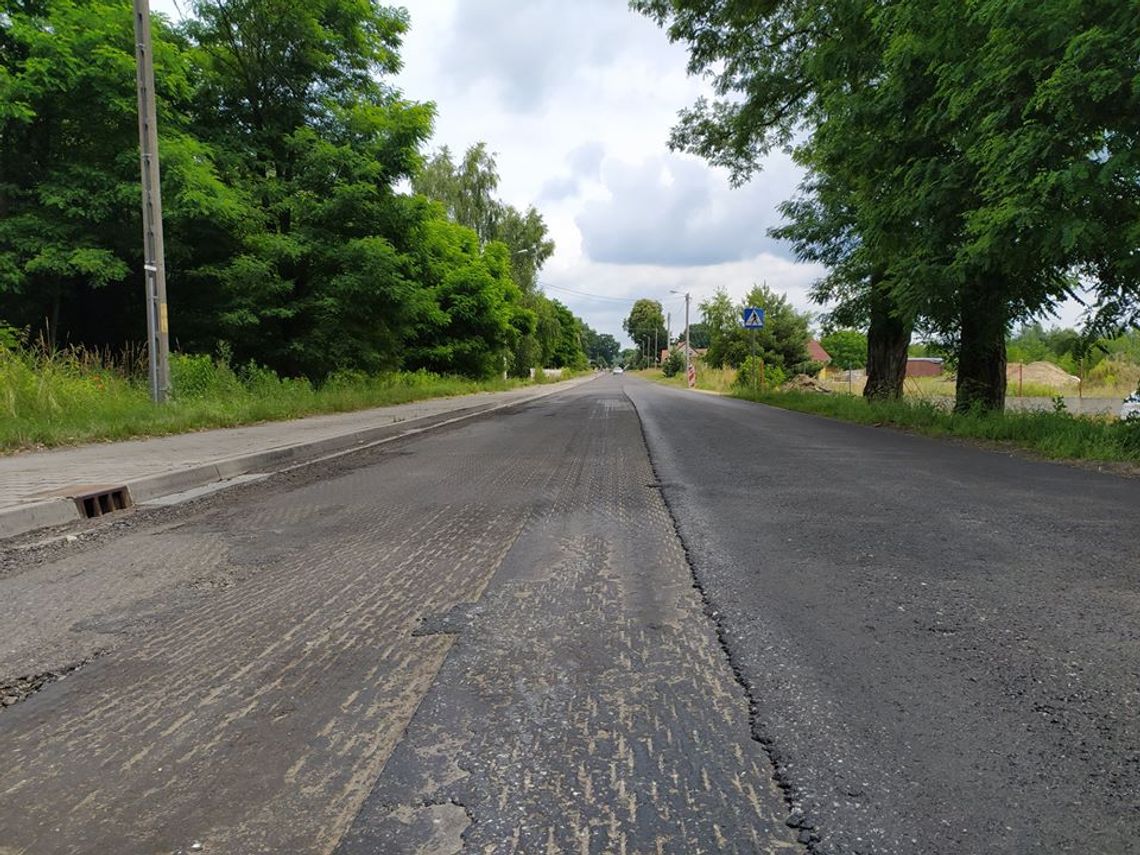 Trwa remont drogi Drogoszowice-Sosnówka