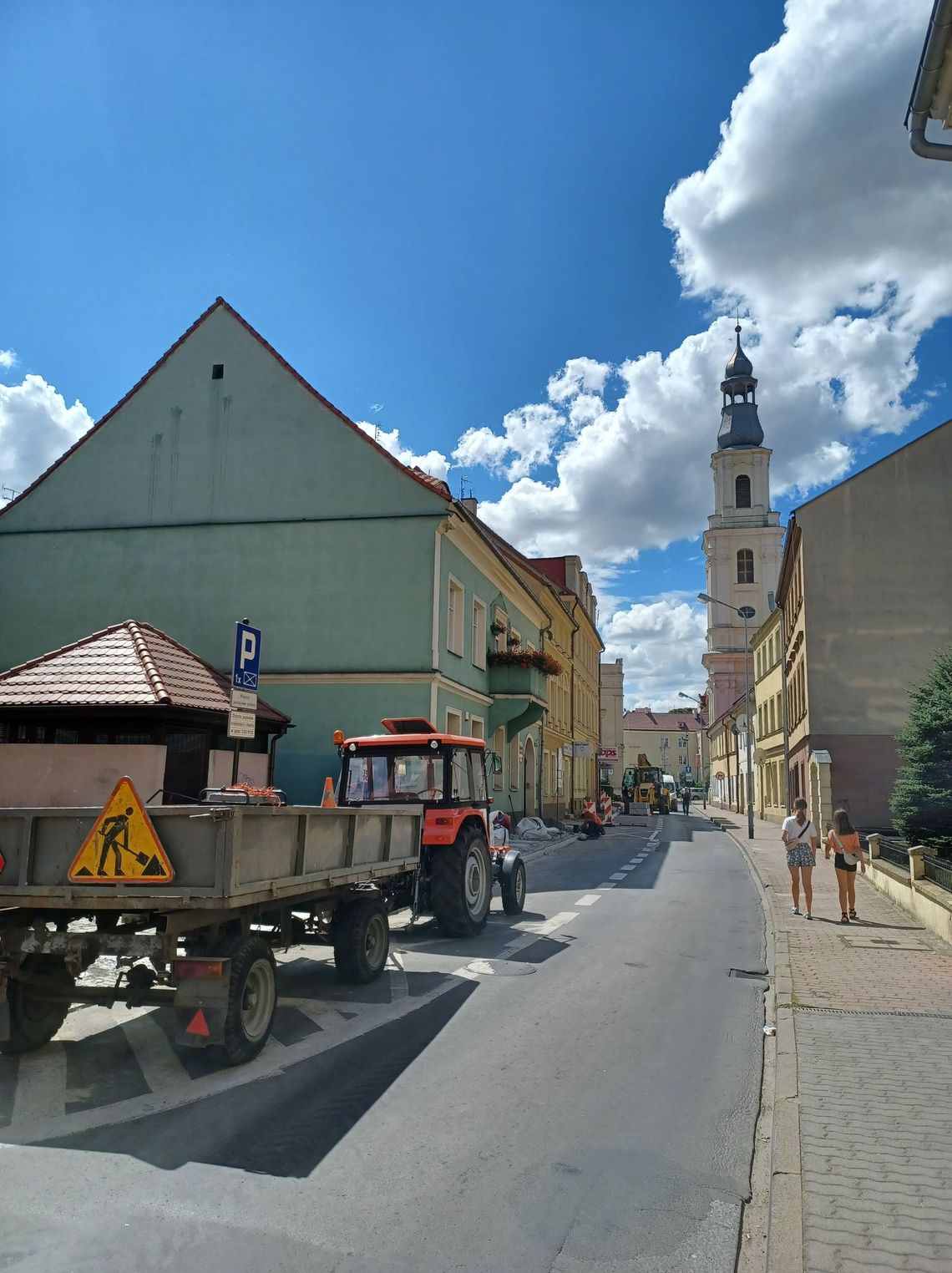 Trwa remont na ulicy Kościelnej w Oleśnicy