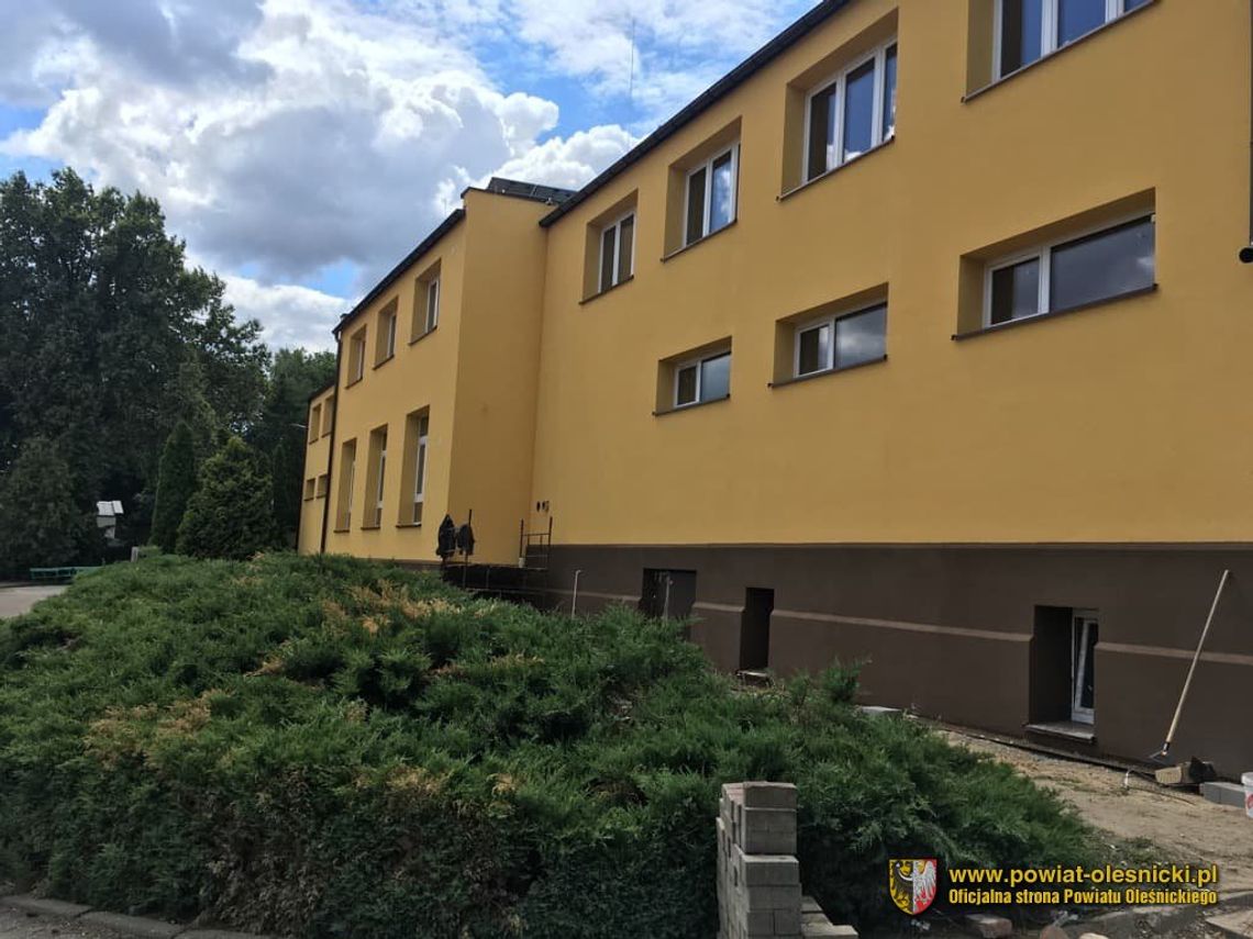 Trwa termomodernizacja Zespołu Szkół Ponadgimnazjalnych w Sycowie