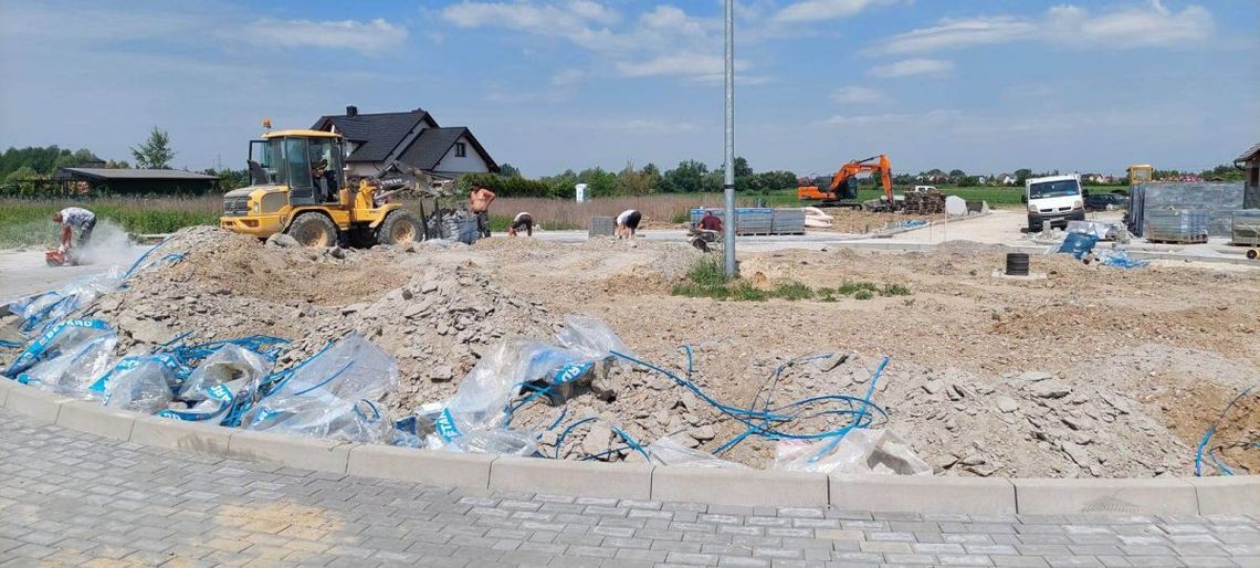 Trwają prace na ulicy Belgijskiej w Oleśnicy Trwają prace na ulicy Belgijskiej w Oleśnicy