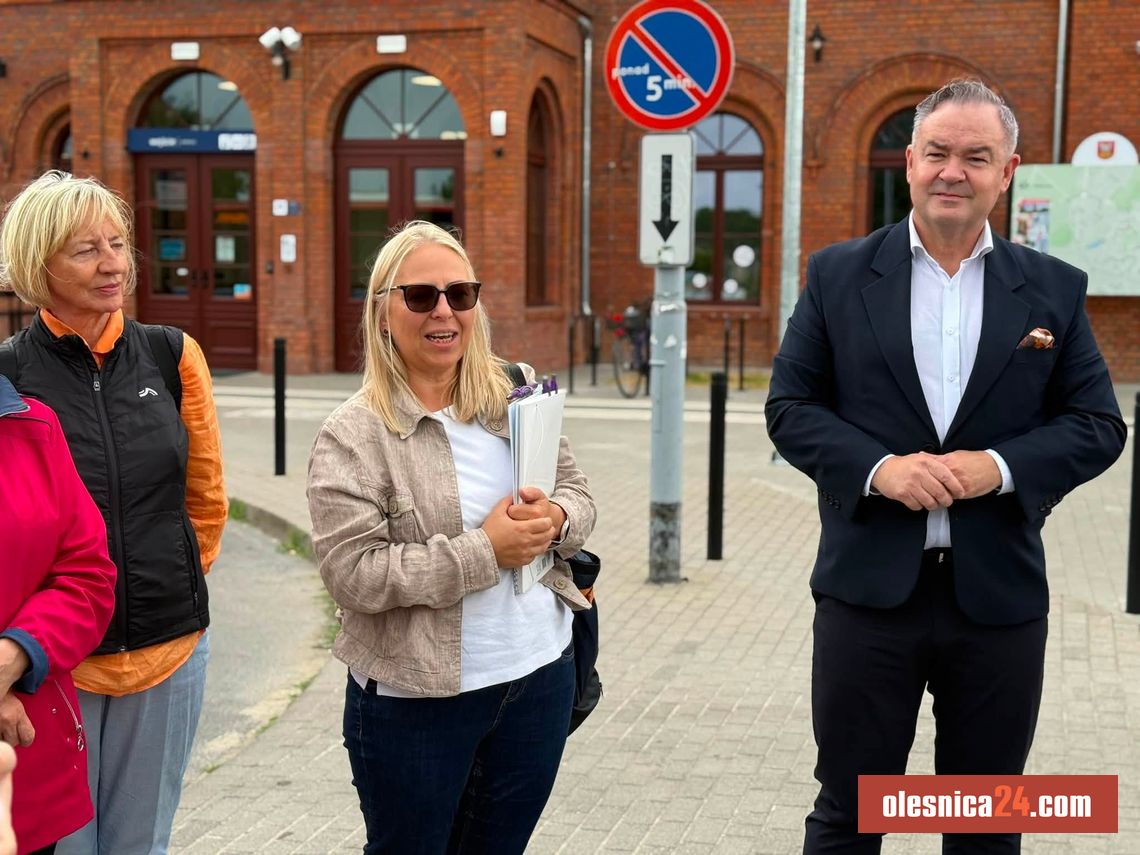 Turyści odwiedzili Oleśnicę w ramach AgloTour. „Miasto ma wiele do zaoferowania”