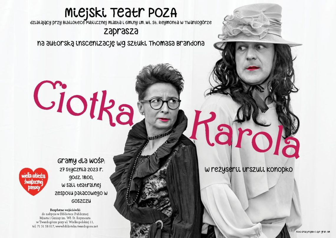 Twardogórski Teatr Poza gra z WOŚP Twardogórski Teatr Poza gra z WOŚP