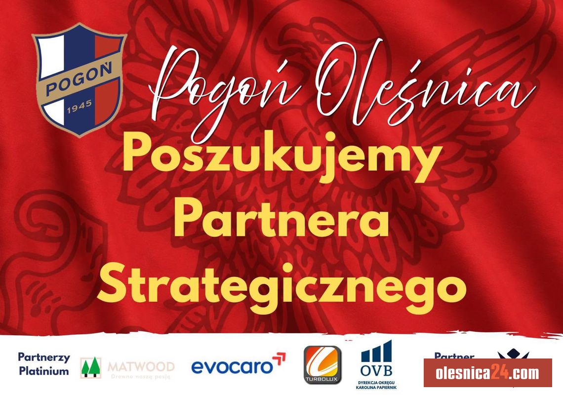 Twoja firma może zostać nowym właścicielem sukcesu Pogoni Oleśnica!
