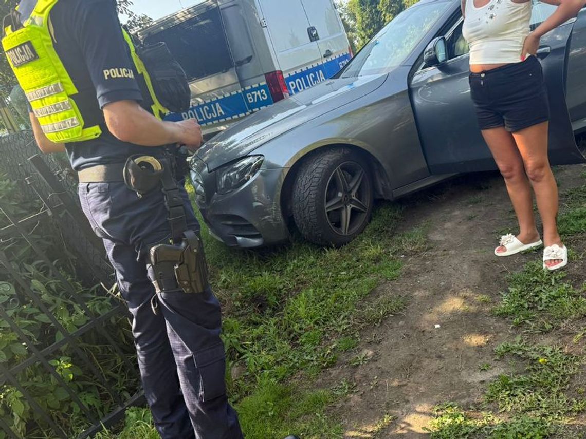 Uciekała przed policją