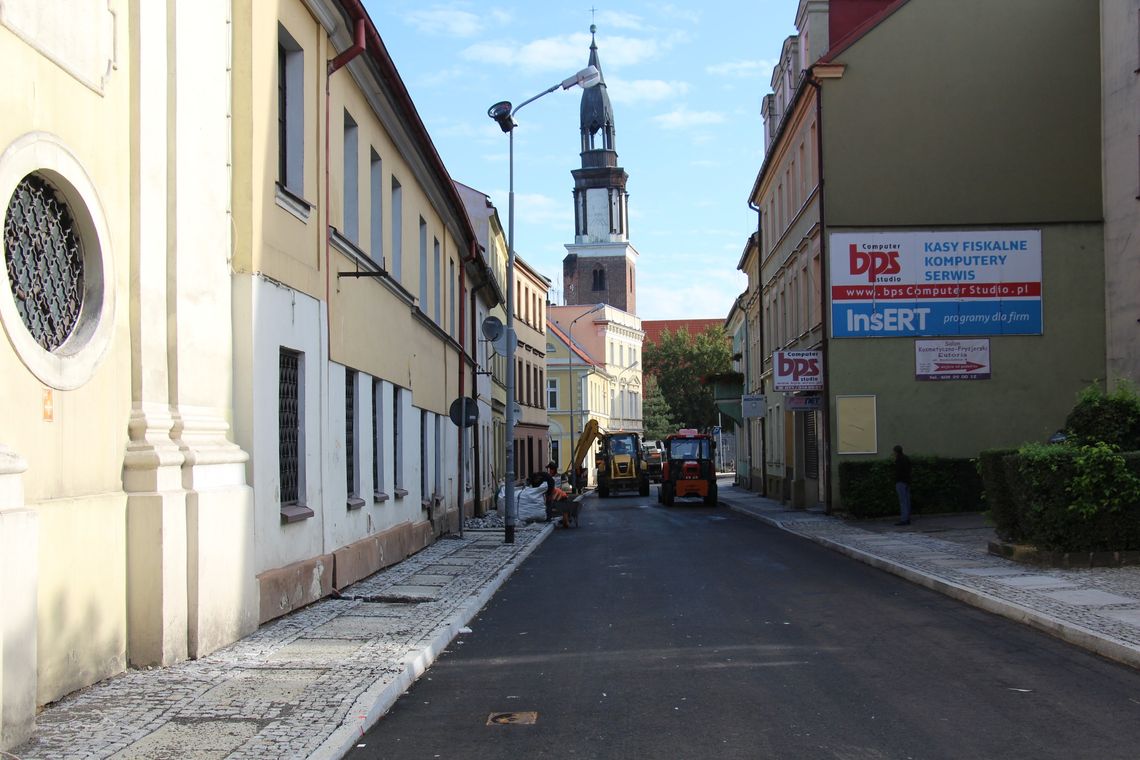 Ulica Kościelna w Oleśnicy znów otwarta