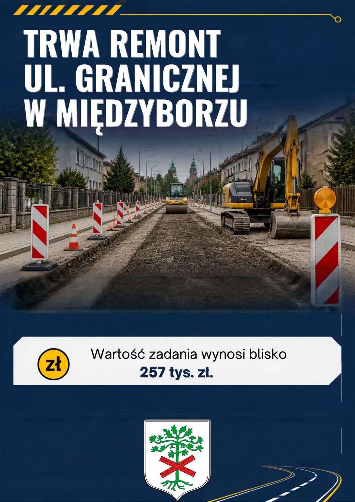 Utrudnienia w Międzyborzu. Remontują ważną ulicę, ale do piekarni dojedziesz! Utrudnienia w Międzyborzu. Remontują ważną ulicę, ale do piekarni dojedziesz!