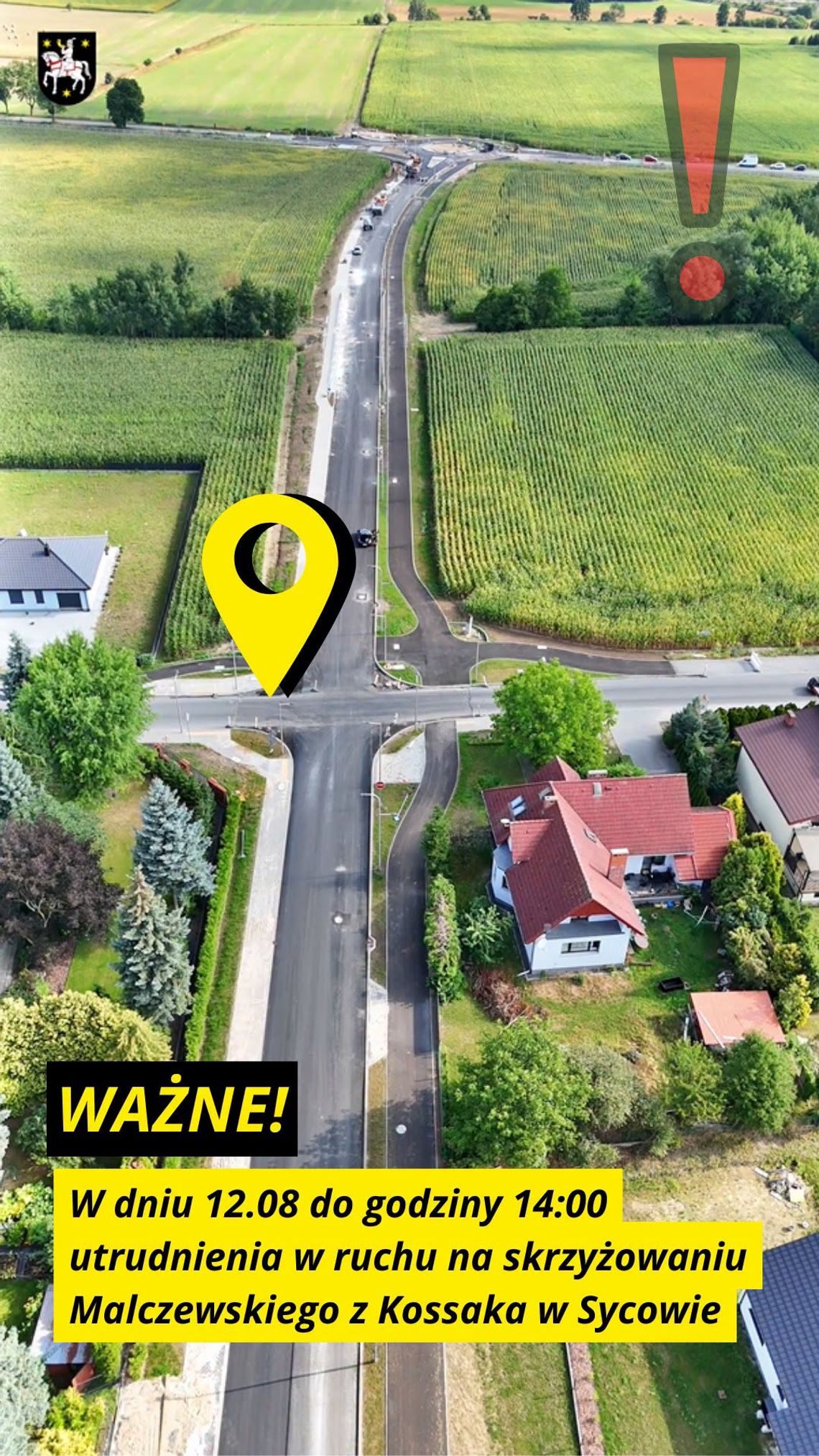 Uwaga kierowcy! Dziś utrudnienia na kluczowym skrzyżowaniu w Sycowie. Lepiej omijać Uwaga kierowcy! Dziś utrudnienia na kluczowym skrzyżowaniu w Sycowie. Lepiej omijać