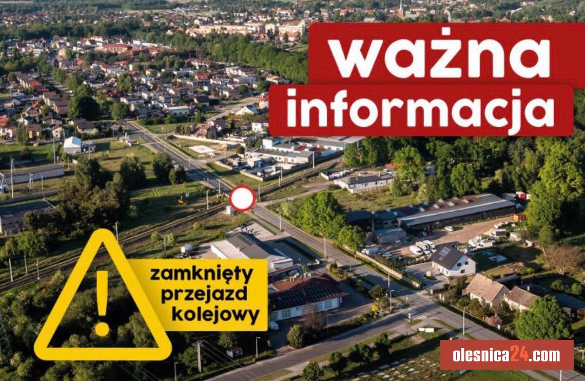 Uwaga kierowcy! Przez cztery dni przejazd kolejowy w Twardogórze będzie zamknięty Uwaga kierowcy! Przez cztery dni przejazd kolejowy w Twardogórze będzie zamknięty
