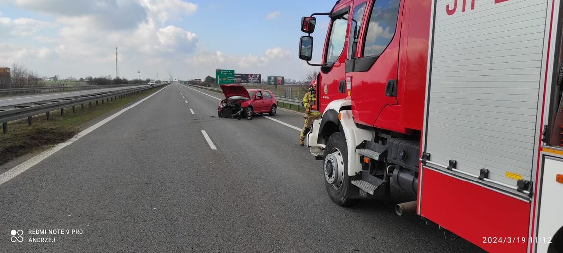 Uwaga kierowcy - wypadek na drodze ekspresowej S8