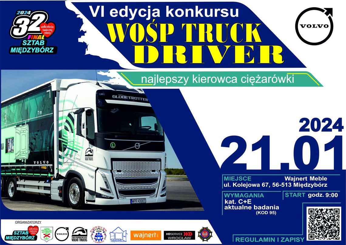 VI edycja konkursu WOŚP Truck Driver