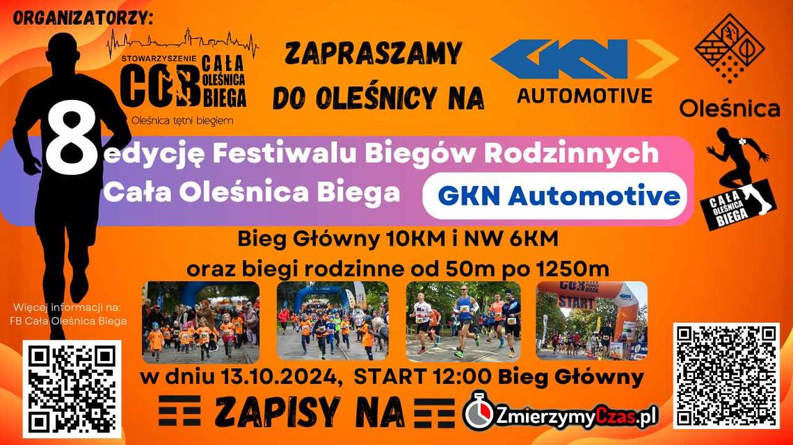 VIII Festiwal Biegów Rodzinnych w Oleśnicy