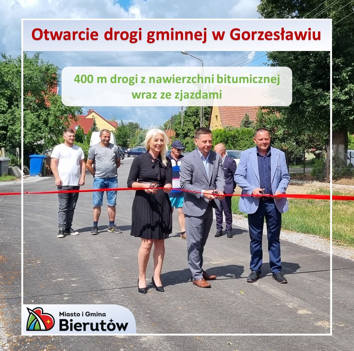 W Gorzesławiu wyremontowano drogę