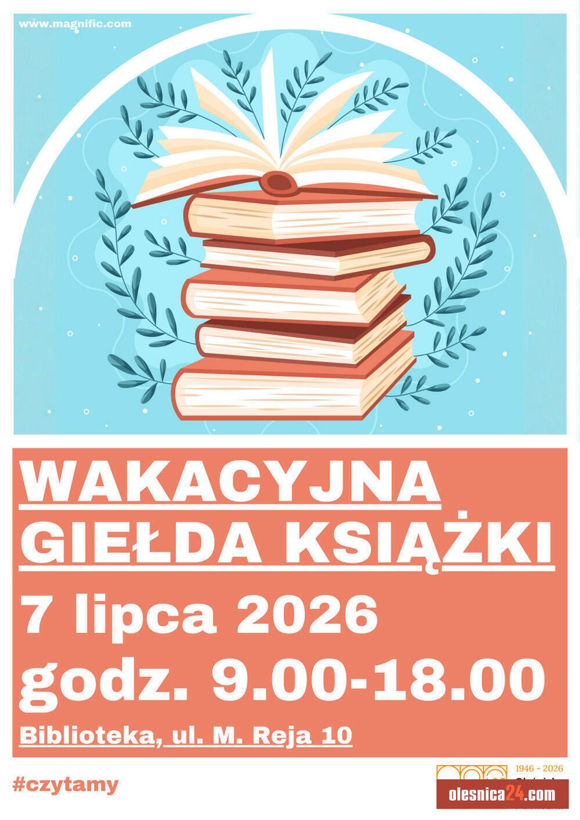 Wakacyjna Giełda Książki w Oleśnicy Wakacyjna Giełda Książki w Oleśnicy