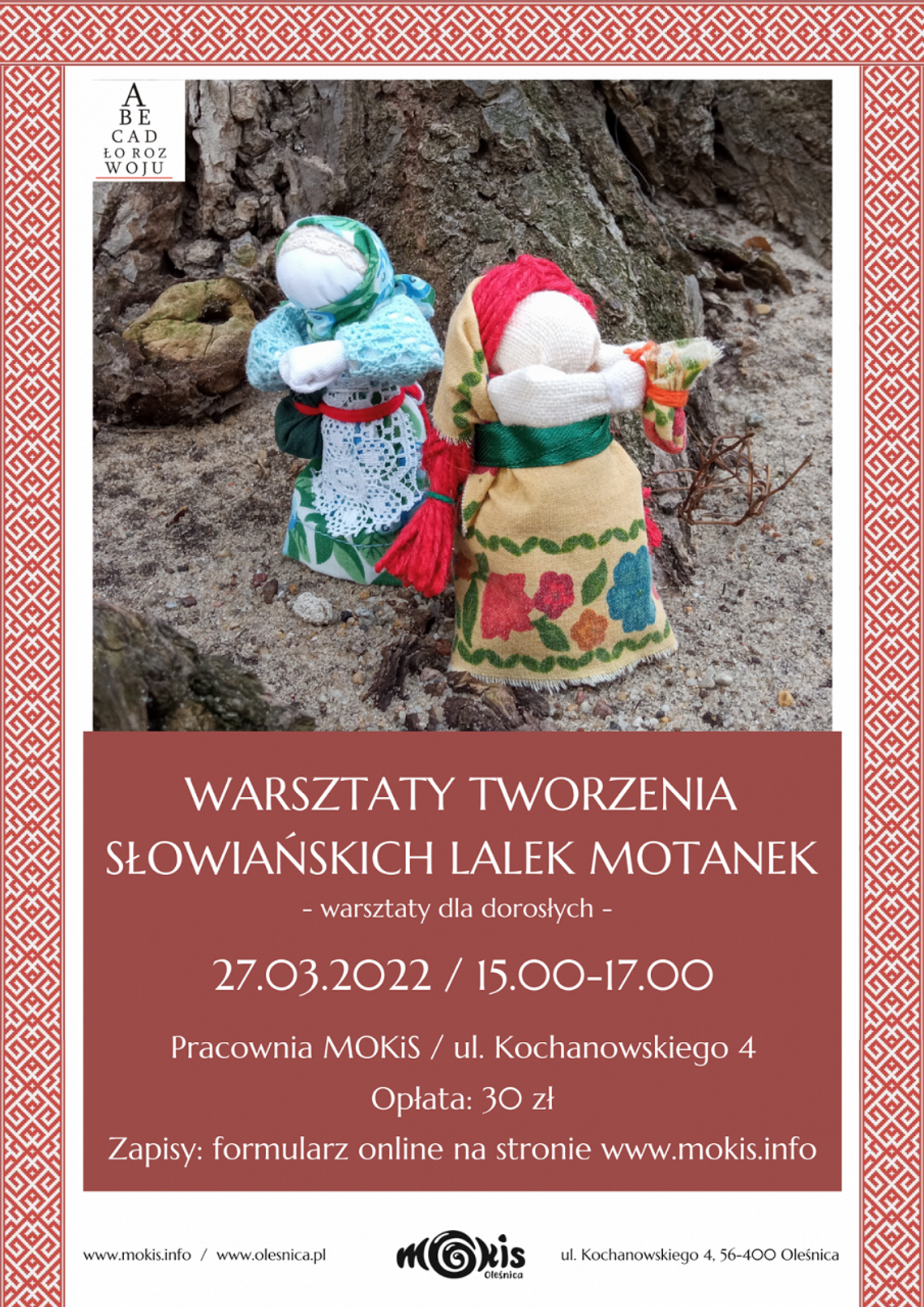 Warsztaty dla dorosłych z tworzenia słowiańskich lalek motanek w Oleśnicy