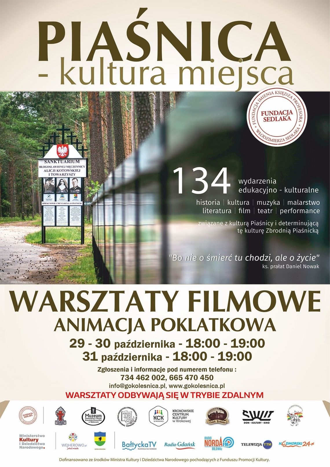 Warsztaty filmowe w gminie Oleśnica