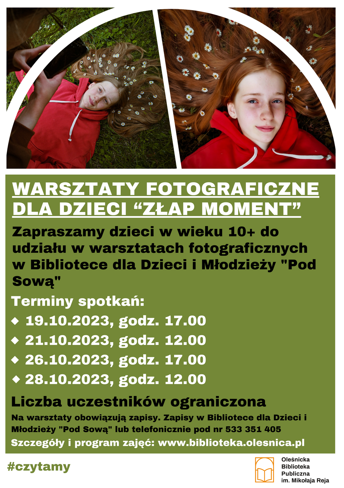 Warsztaty fotograficzne dla dzieci w Bibliotece "Pod Sową"