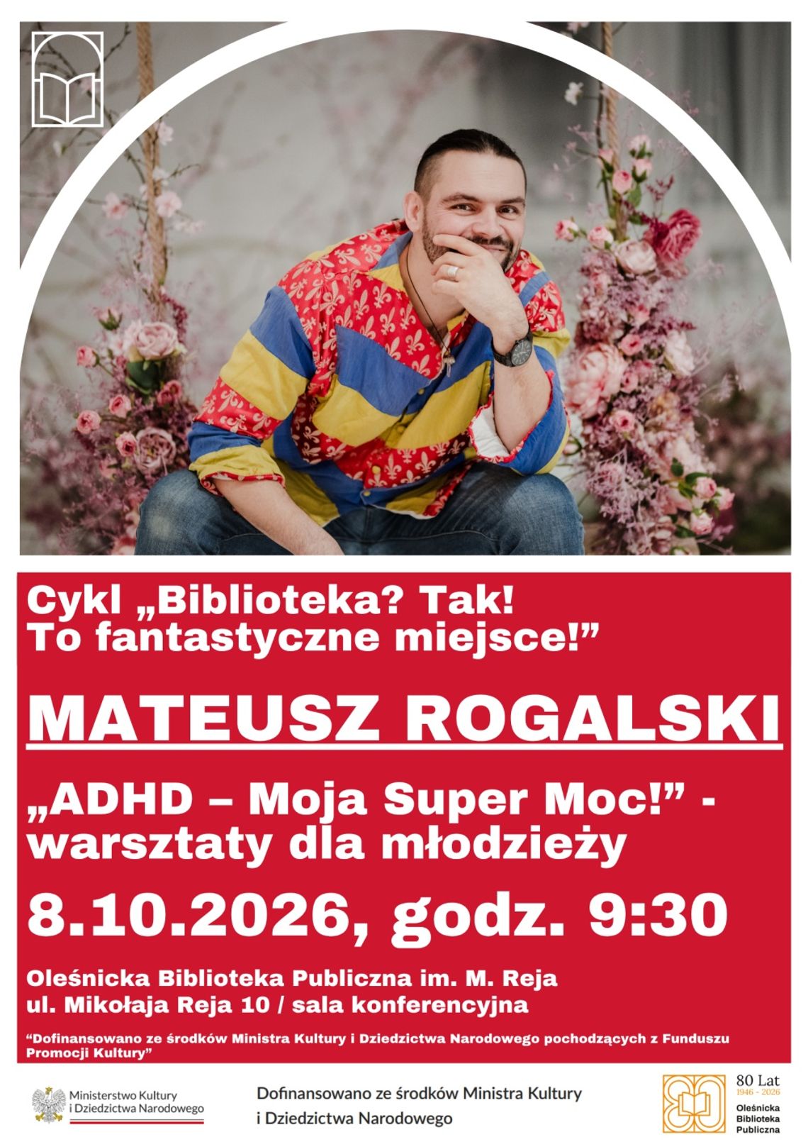 Warsztaty o ADHD w Oleśnickiej Bibliotece Publicznej Warsztaty o ADHD w Oleśnickiej Bibliotece Publicznej