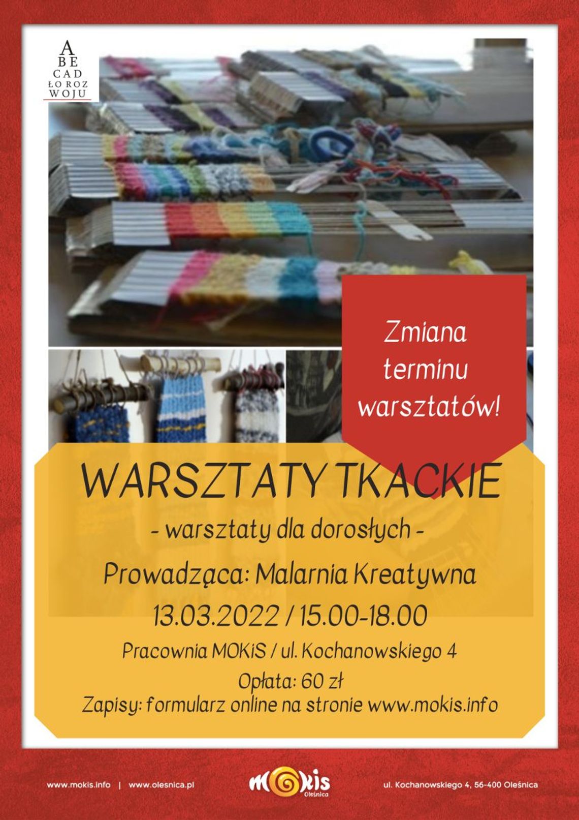Warsztaty tkackie dla dorosłych – nowy termin