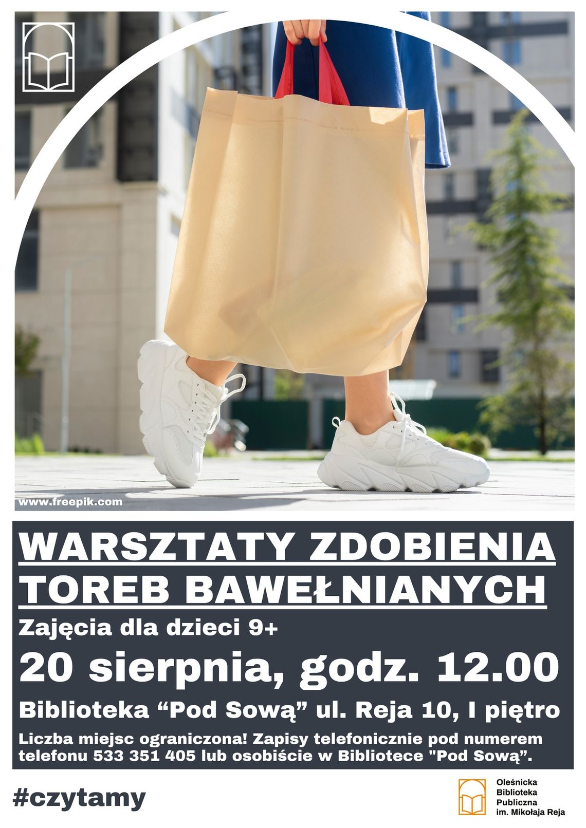 Warsztaty zdobienia toreb bawełnianych