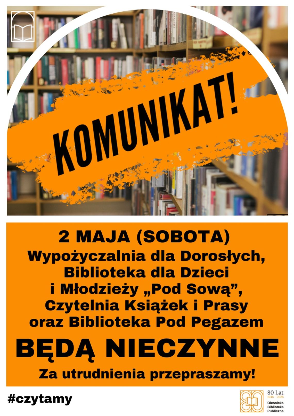 Ważna informacja dla Czytelników!