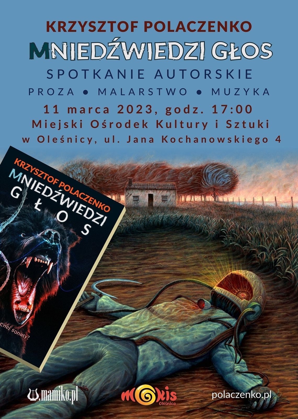Wernisaż wystawy i spotkanie autorskie z Krzysztofem Polaczenko