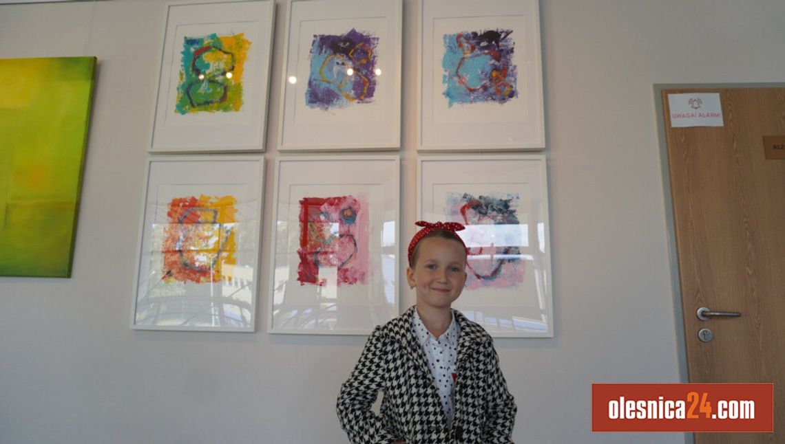 Wernisaż wystawy "Nie bój się koloru" w Oleśnicy