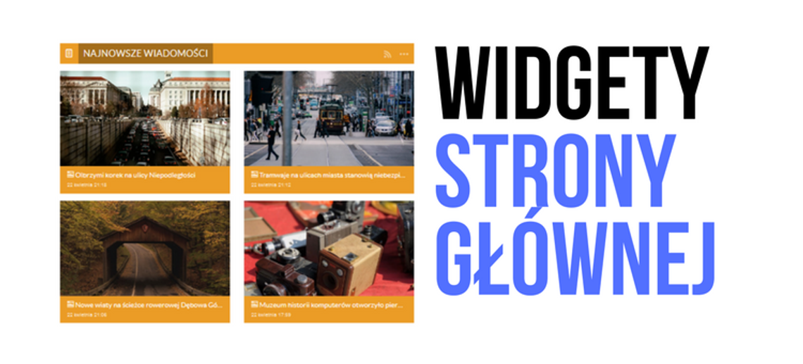 Widgety strony głównej Widgety strony głównej