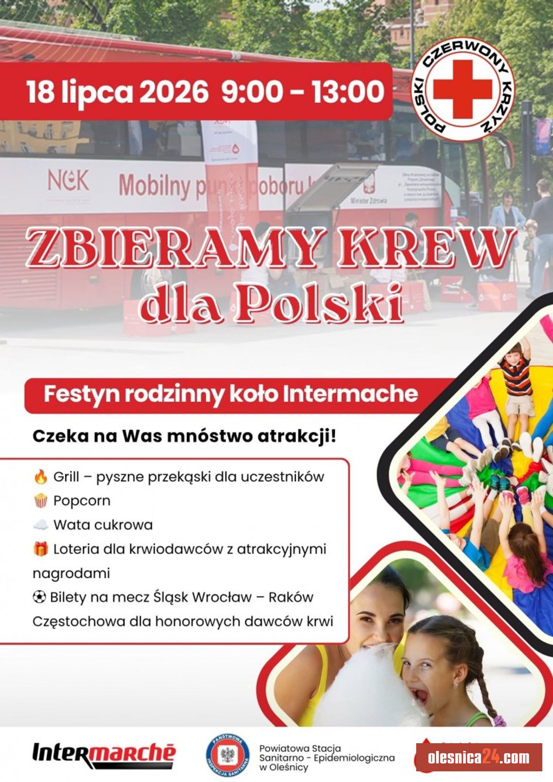 Wielka akcja krwiodawstwa w Oleśnicy!