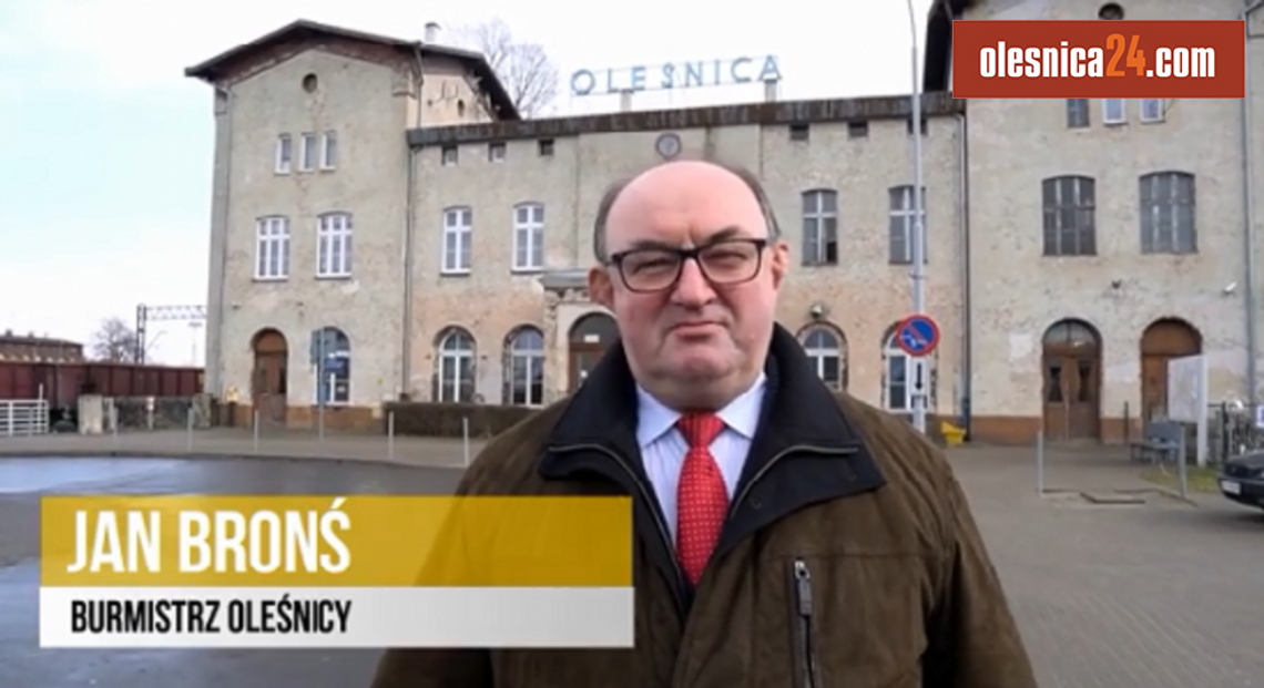 Wiemy, jakie było zaangażowanie burmistrza Oleśnicy w sprawę remontu dworca PKP