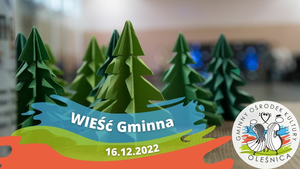 WIEŚć Gminna niesie, że gmina Oleśnica śpiewała pastorałki (WIDEO)