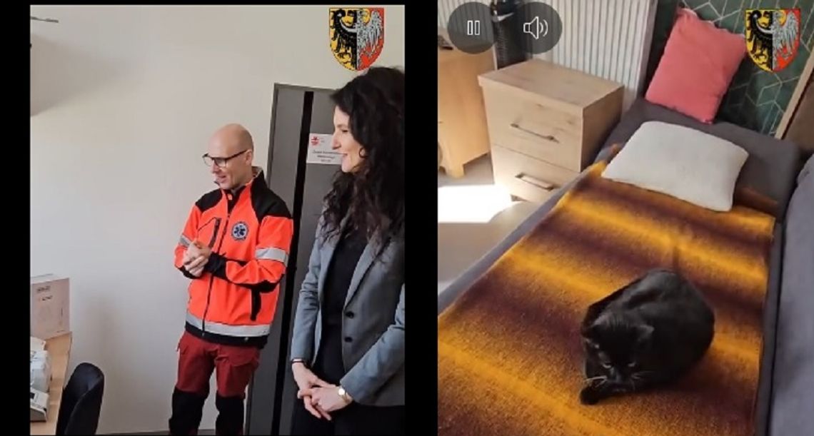 Wojewoda dolnośląska Anna Żabska w nowej siedzibie oleśnickiego pogotowia ratunkowego (ROLKA) Wojewoda dolnośląska Anna Żabska w nowej siedzibie oleśnickiego pogotowia ratunkowego (ROLKA)