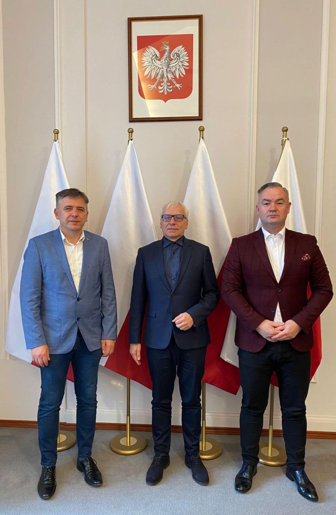 Wojewoda spotkał się ze starostą oleśnickim i szefem Rady Powiatu Oleśnickiego