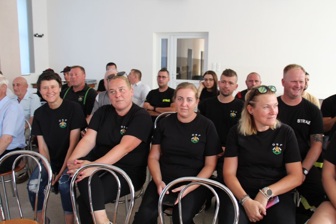 Wójt gminy Oleśnica z dobrą nowiną dla strażaków ochotników