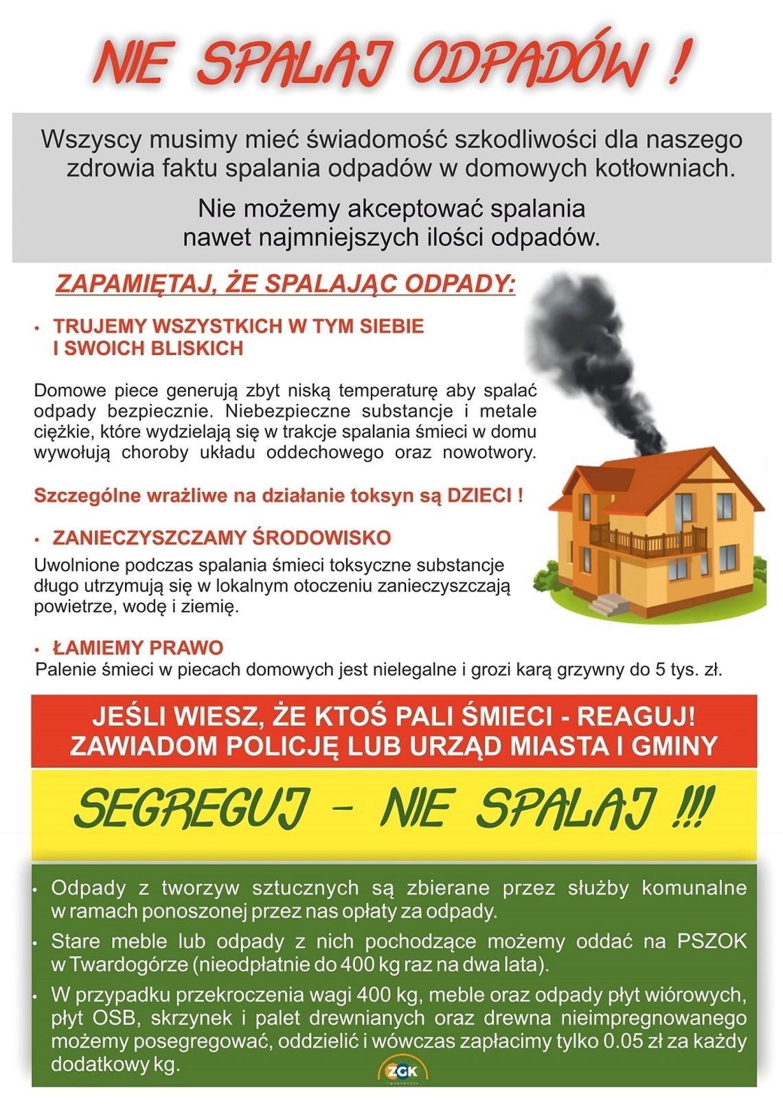 Wszyscy dookoła wiedzą, kto pali odpadami