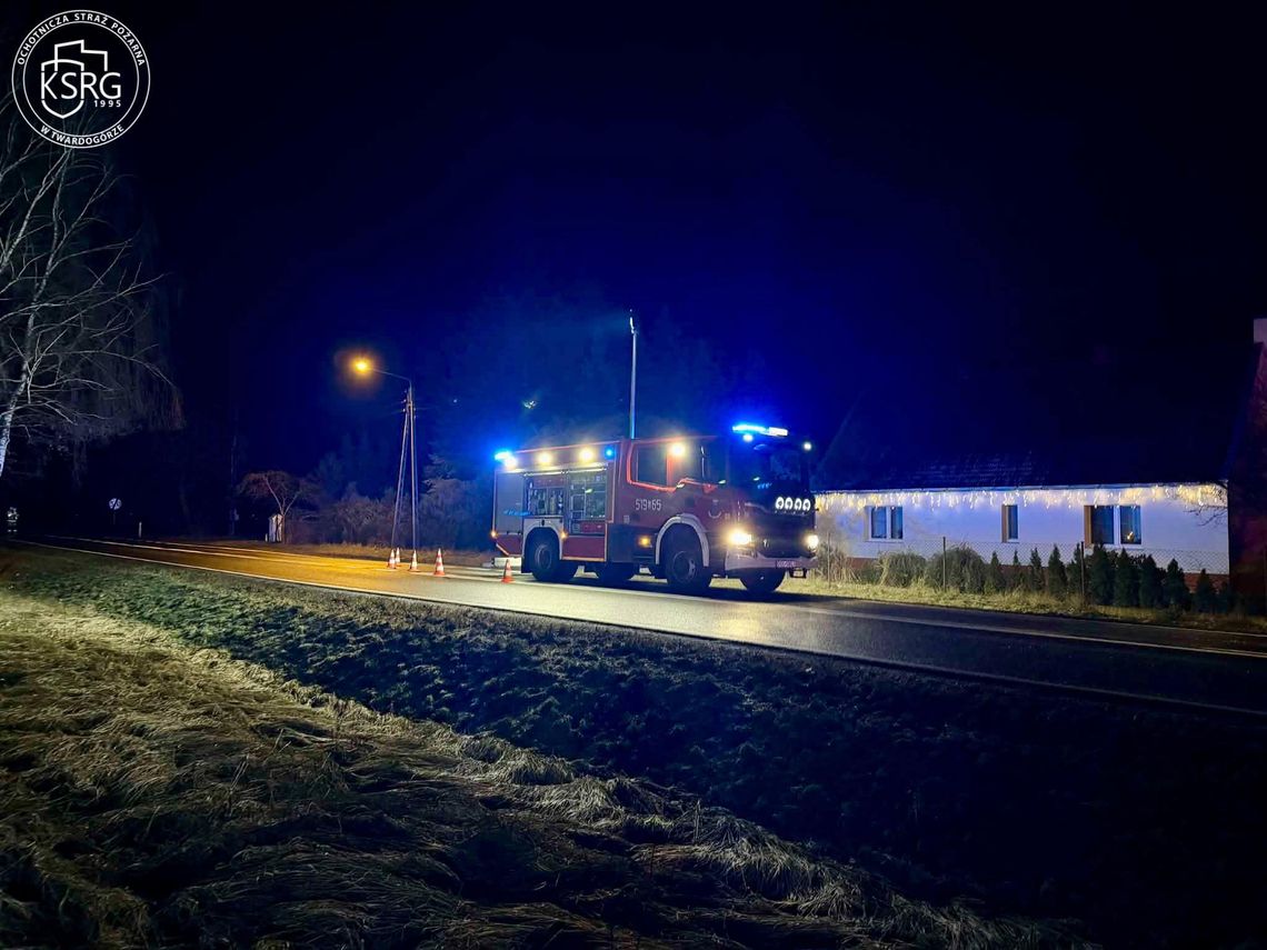 Wybuch butli z gazem w domu jednorodzinnym. Dwie osoby poszkodowane Wybuch butli z gazem w domu jednorodzinnym. Dwie osoby poszkodowane